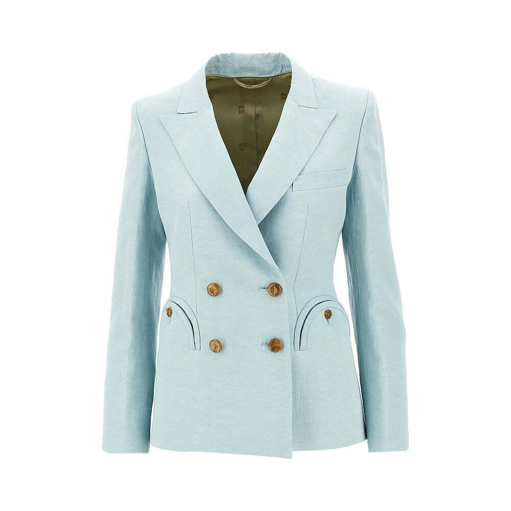 Blaze Charmer Silk And Linen Blazer